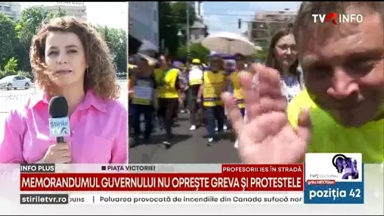 Angajatii din educatie protesteaza astazi, in Bucuresti