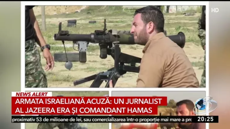 Armata israeliana acuza: un jurnalist Al Jazeera era si comandant al gruparii teroriste din Gaza