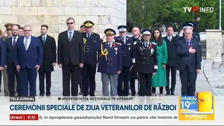 Ceremonii militare in tara si strainatate dedicate Zilei Veteranilor de Razboi