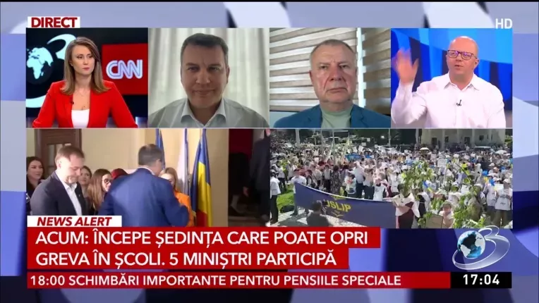 Cinci ministri din Guvernul Ciuca, o noua runda de negocieri cu sindicalistii din Educatie