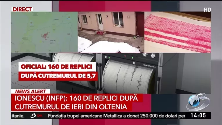 Constantin Ionescu, directorul INFP: Sunt inregistrate cutremure in fiecare ora in judetul Gorj