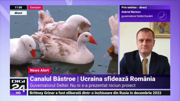 Guvernatorul Deltei Dunarii: Este imposibil sa vedem ce se intampla pe Bastroe