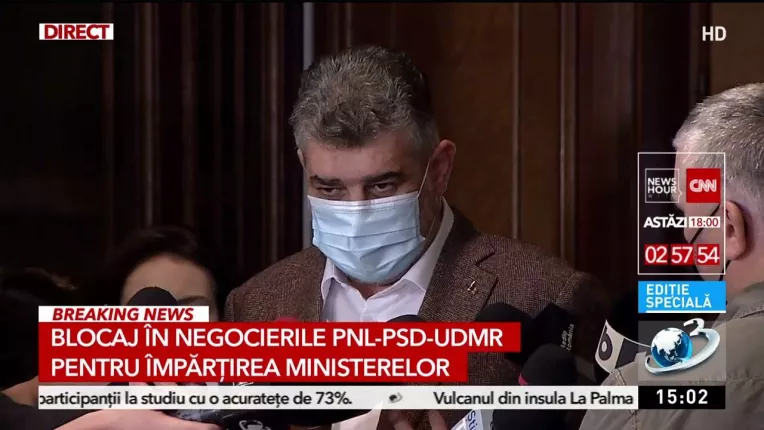 Marcel Ciolacu: Nu am mandat pentru un Guvern PSD cu PNL, fara UDMR