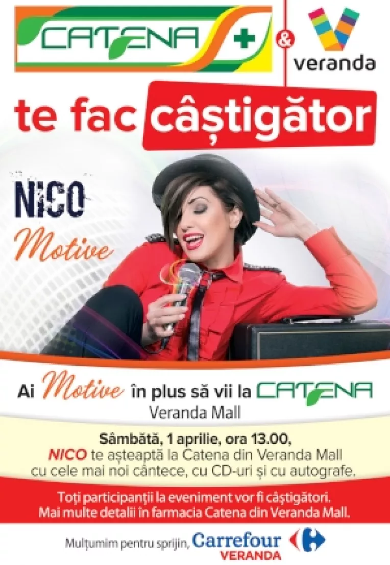 Nico si fanii sai s-au intalnit la farmacia CATENA din Veranda Mall