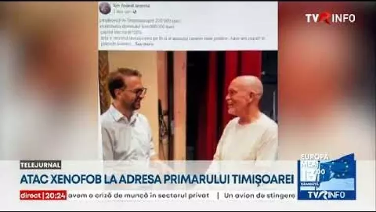 O postare xenofoba la adresa primarului Dominic Fritz a fost apreciata de mai multi politicieni