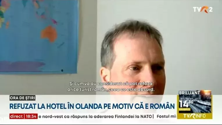 Un turist roman, refuzat sa se cazeze la un hotel din Olanda din cauza nationalitatii.