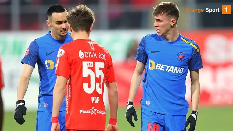 UTA Arad - FCSB 3-1. KO pentru echipa lui Becali