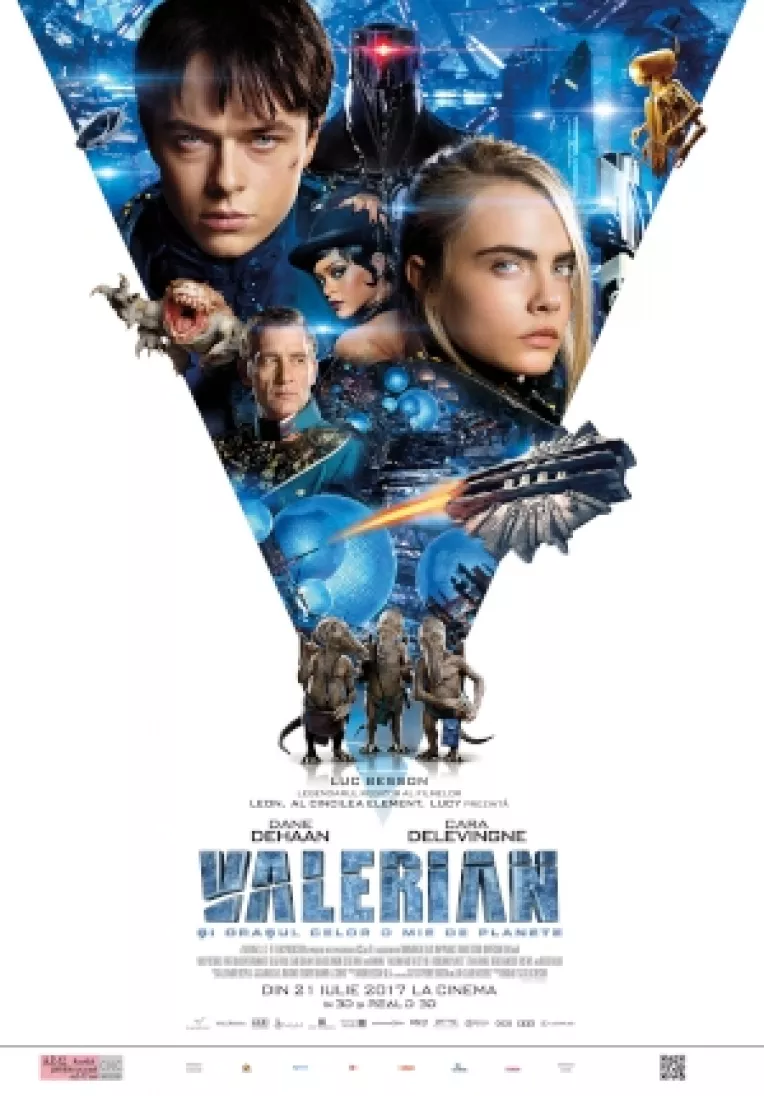 Valerian si orasul celor o mie de planete, noul film de aventuri al lui Luc Besson, din 21 iulie la cinema